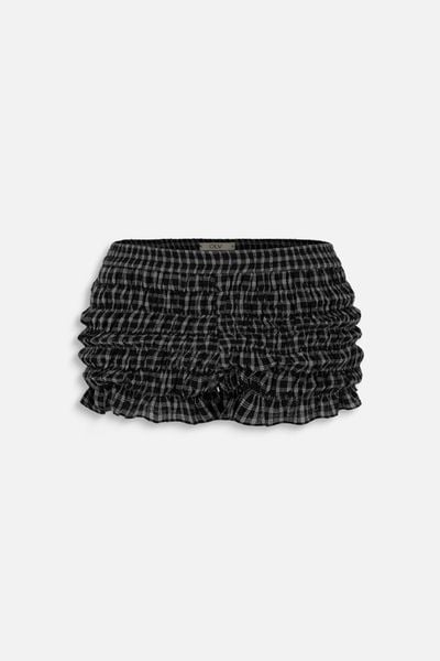  Quần Cotton Checked Ruffle Shorts nhiều màu 
