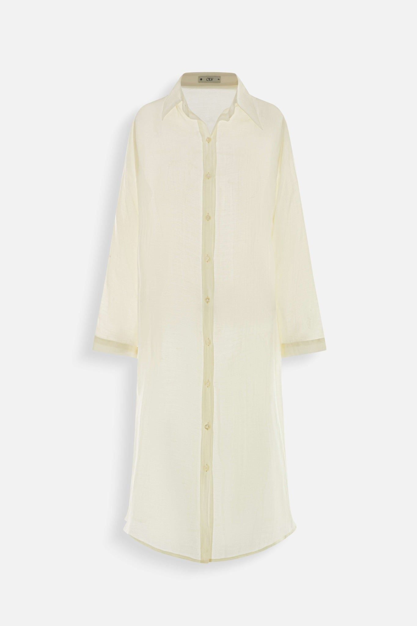 Áo khoác voan Chiffon Longline Shirt nhiều màu