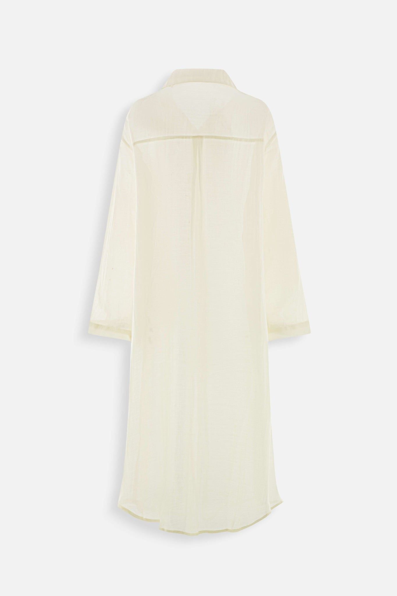 Áo khoác voan Chiffon Longline Shirt nhiều màu