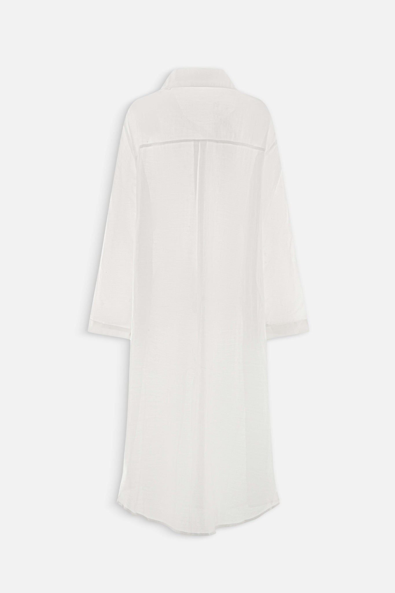 Áo khoác voan Chiffon Longline Shirt nhiều màu