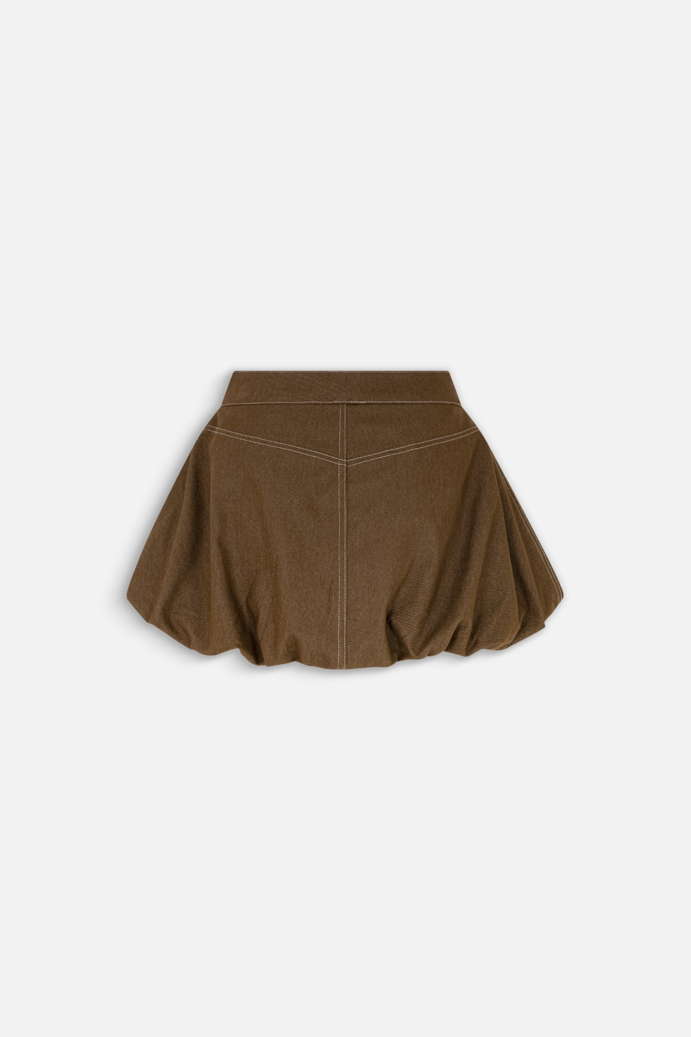 Quần Brown Puff Shorts
