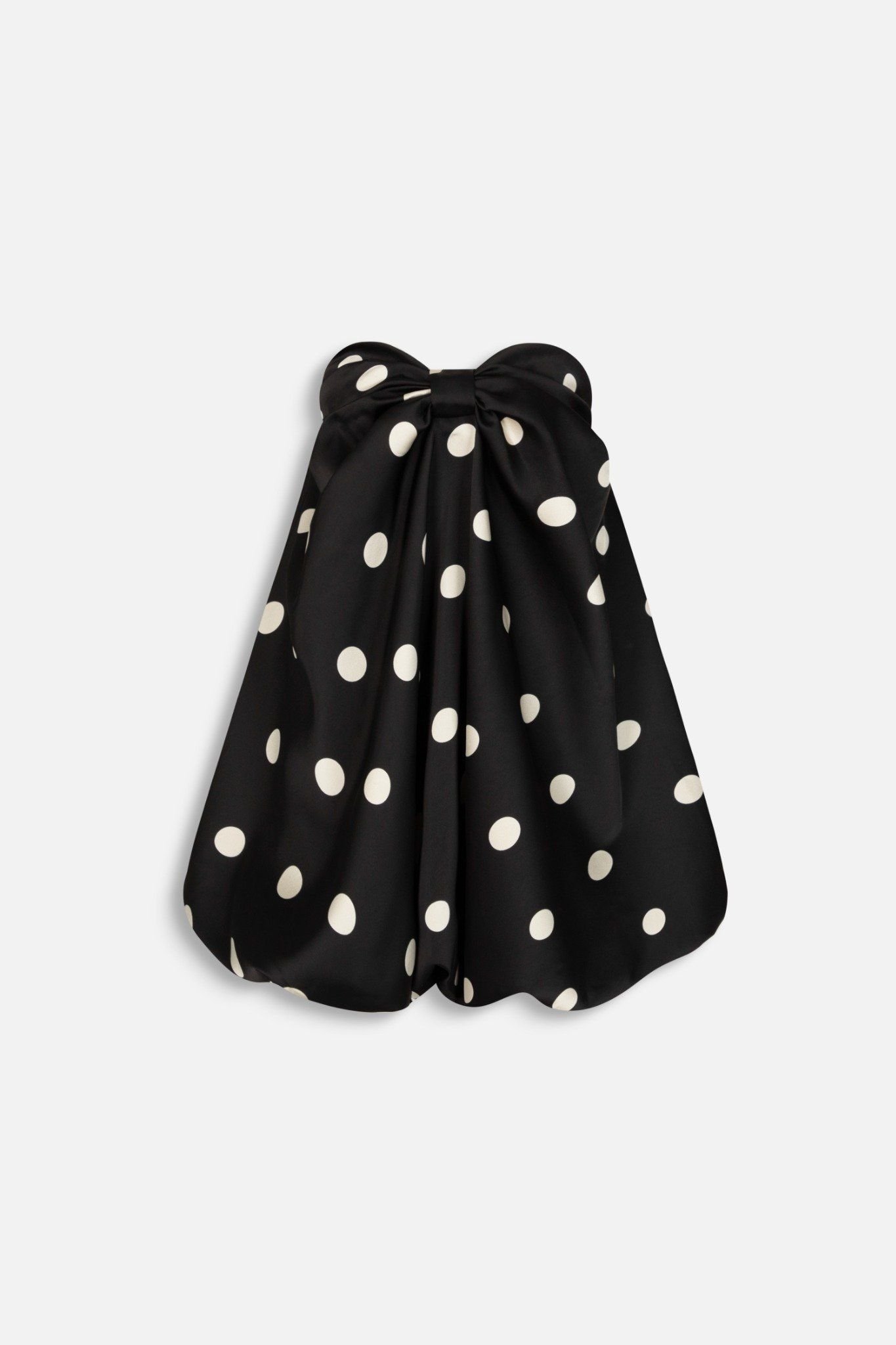 Dot Silky Puff Cup Dress nhiều màu