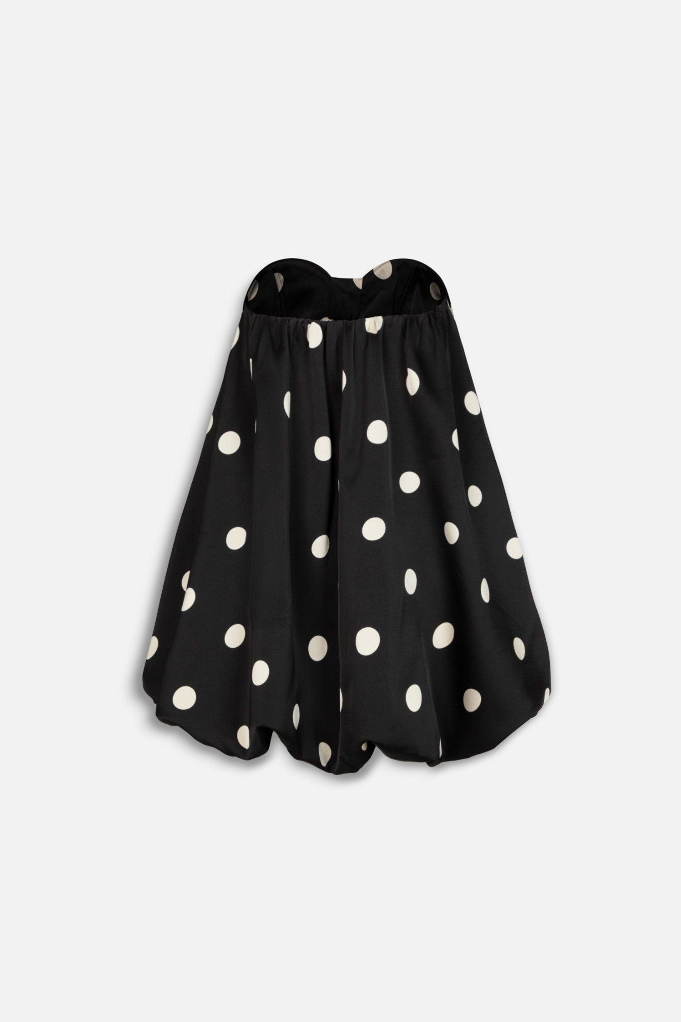 Dot Silky Puff Cup Dress nhiều màu