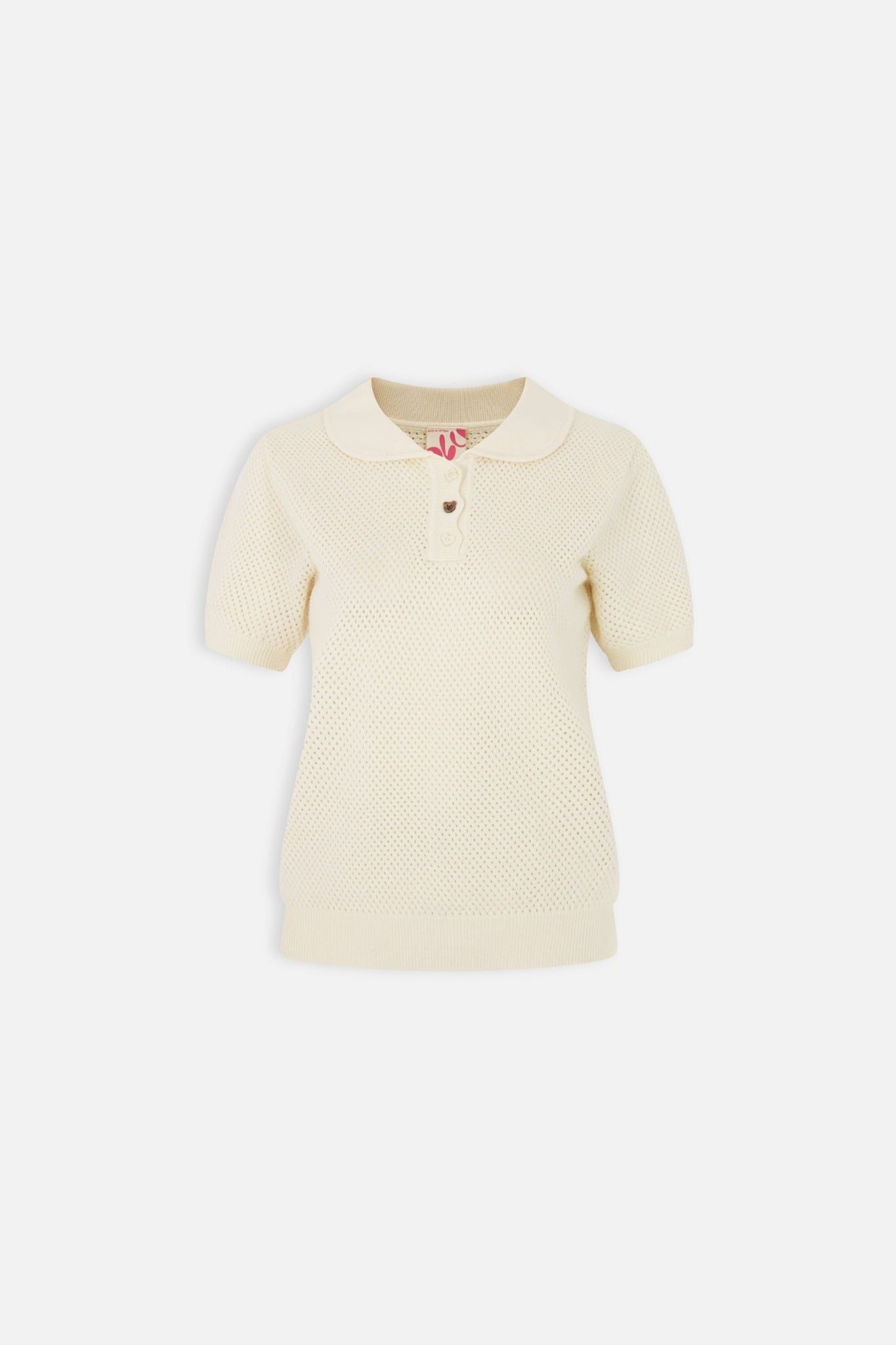 Áo Knit Sweetheart Buttoned Ribbed Top nhiều màu