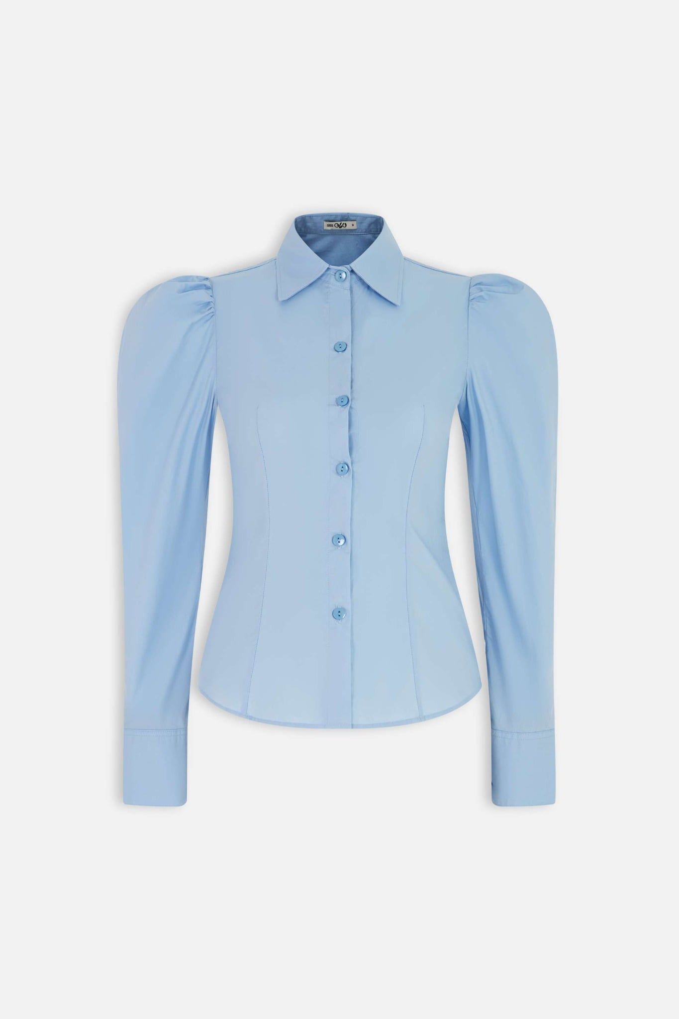Áo sơ mi Blue Cotton Buttoned Shirt