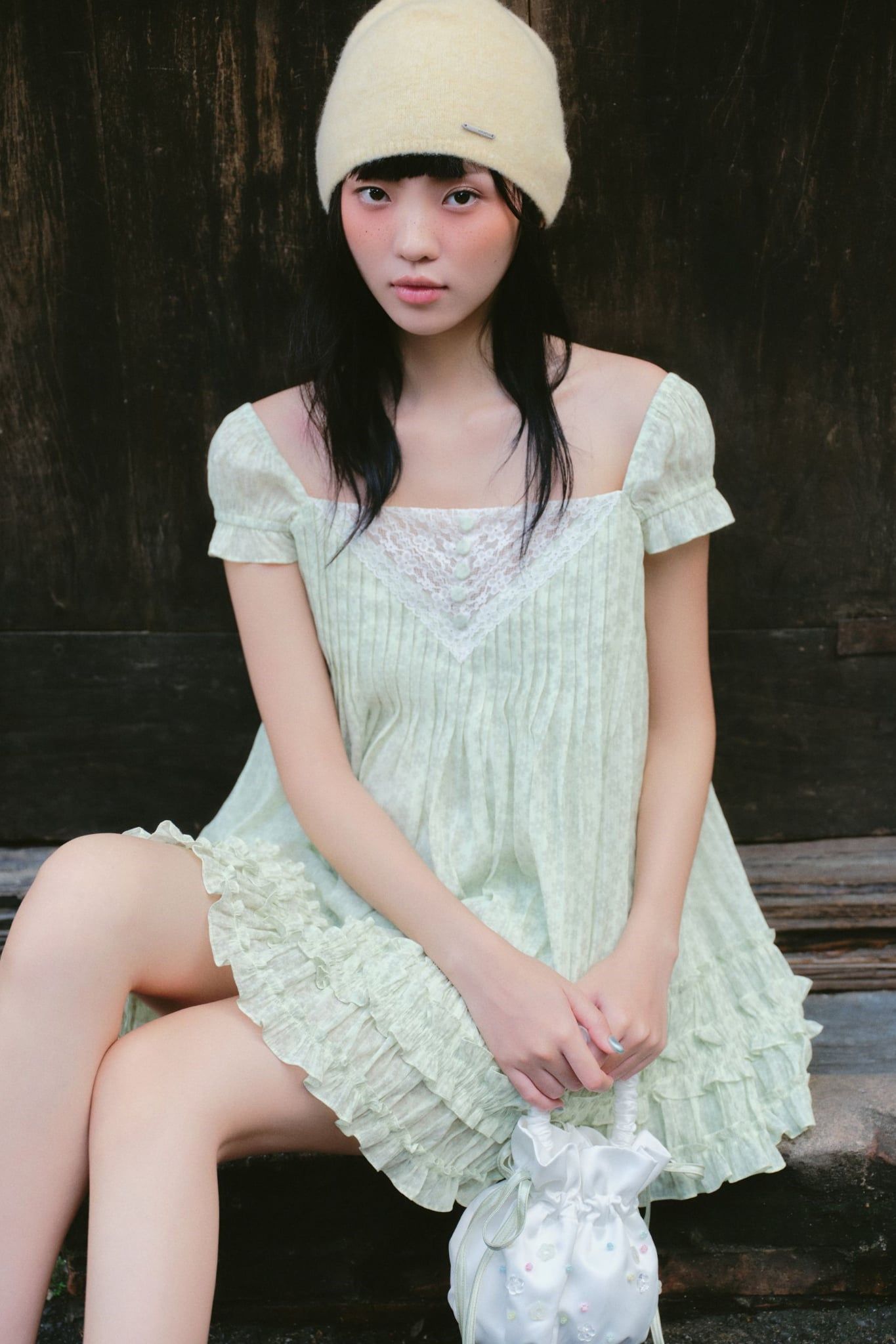 Váy Kate Ruffled Babydoll Dress nhiều màu