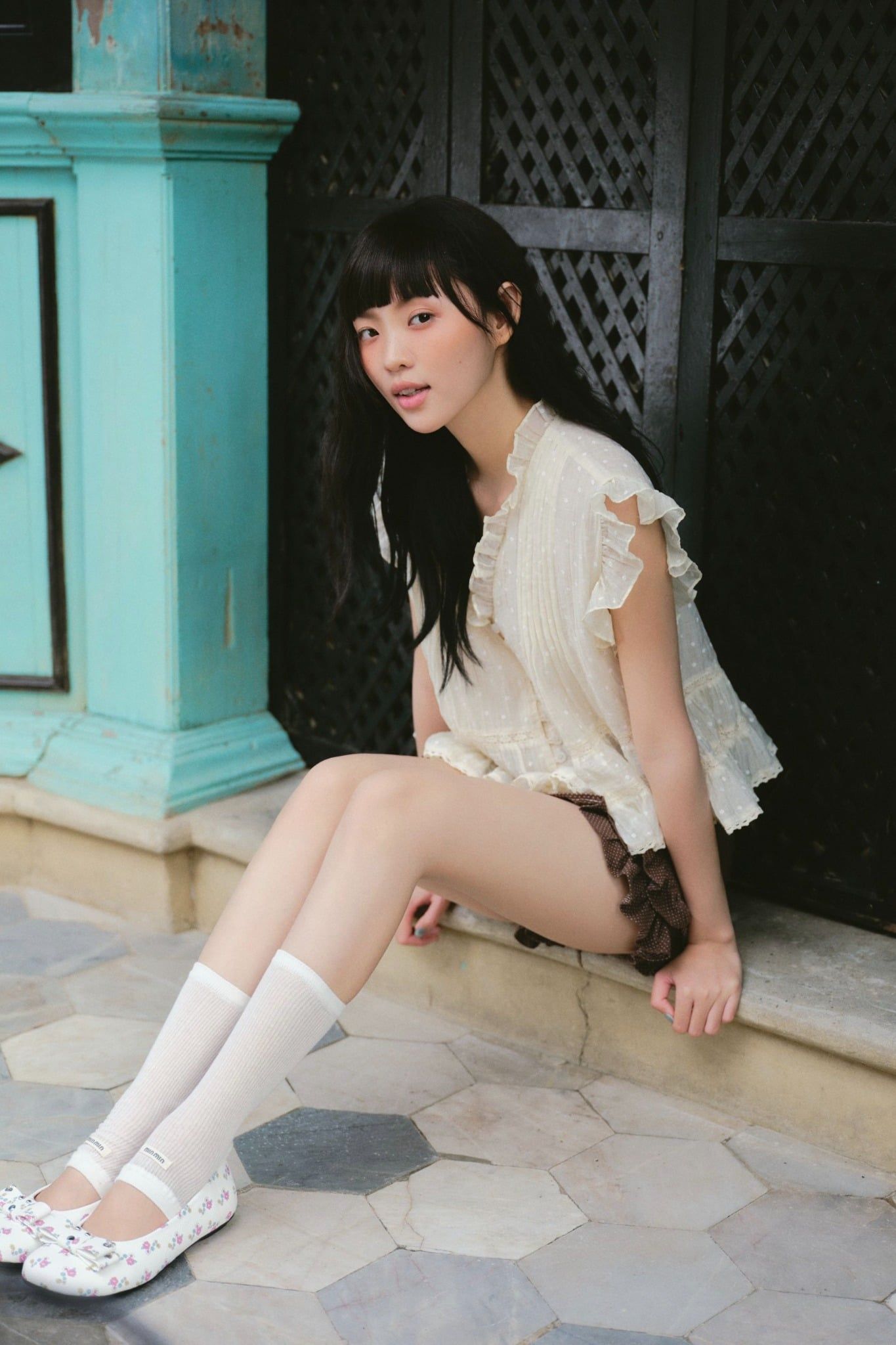 Áo voan cổ V Chiffon Vneck Top nhiều màu