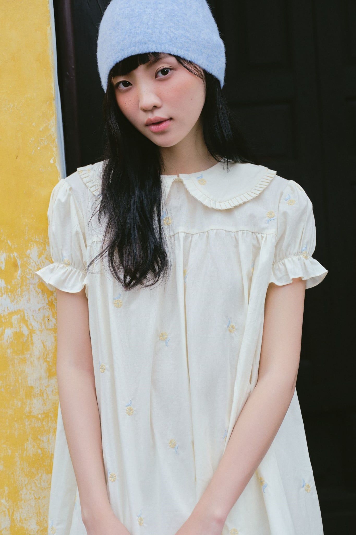 Váy Babydoll Cream Daisy