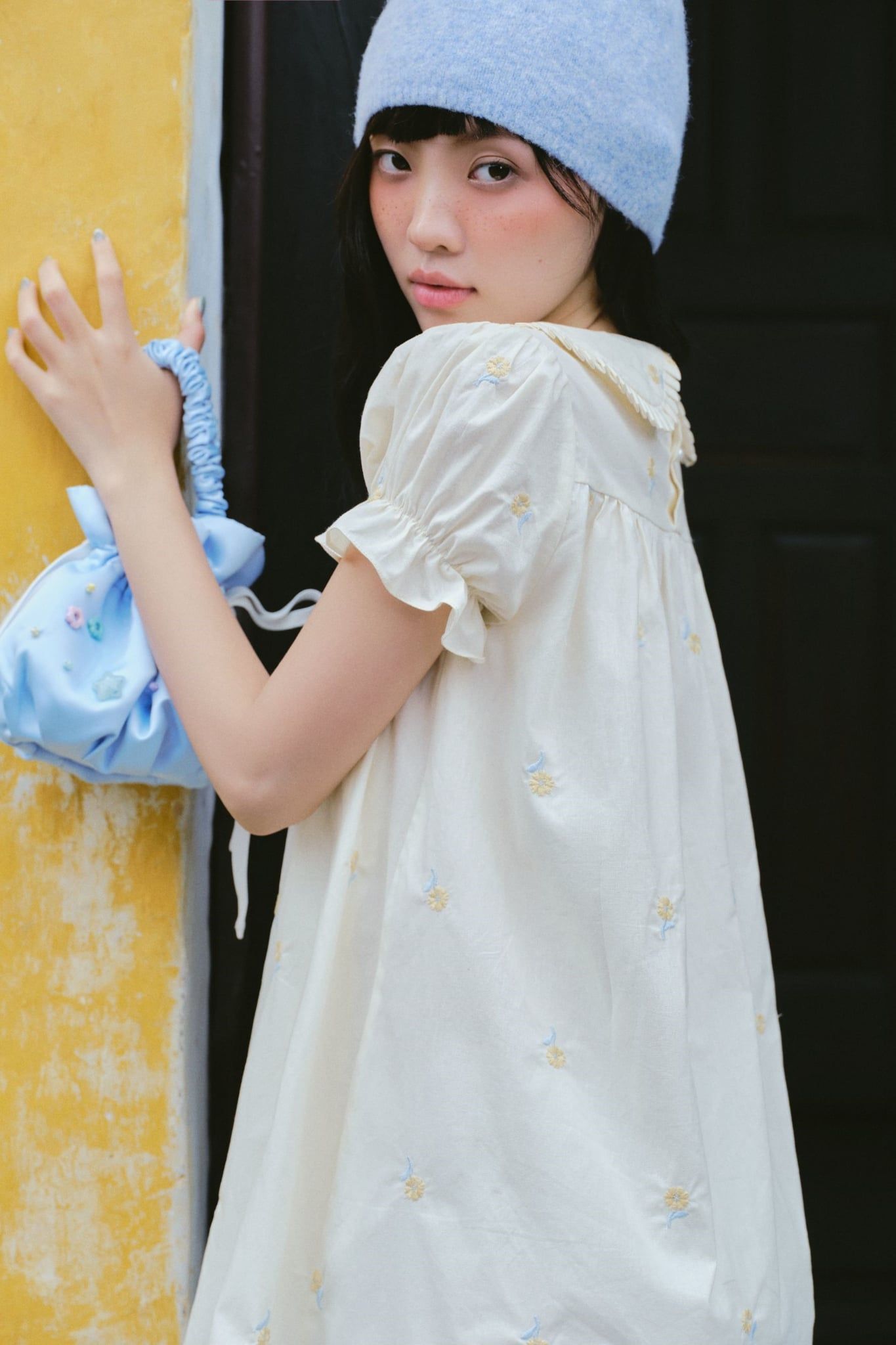 Váy Babydoll Cream Daisy