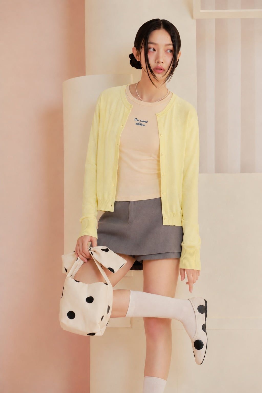Áo len cardigan Yona Long Sleeve Top nhiều màu