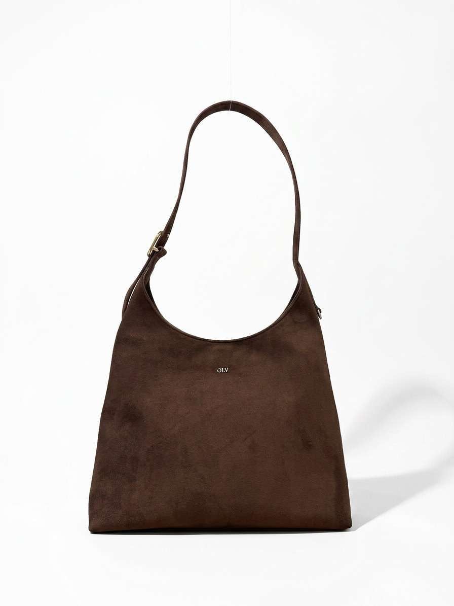 Túi xách Suede Slouchy Shoulder Bag nhiều màu
