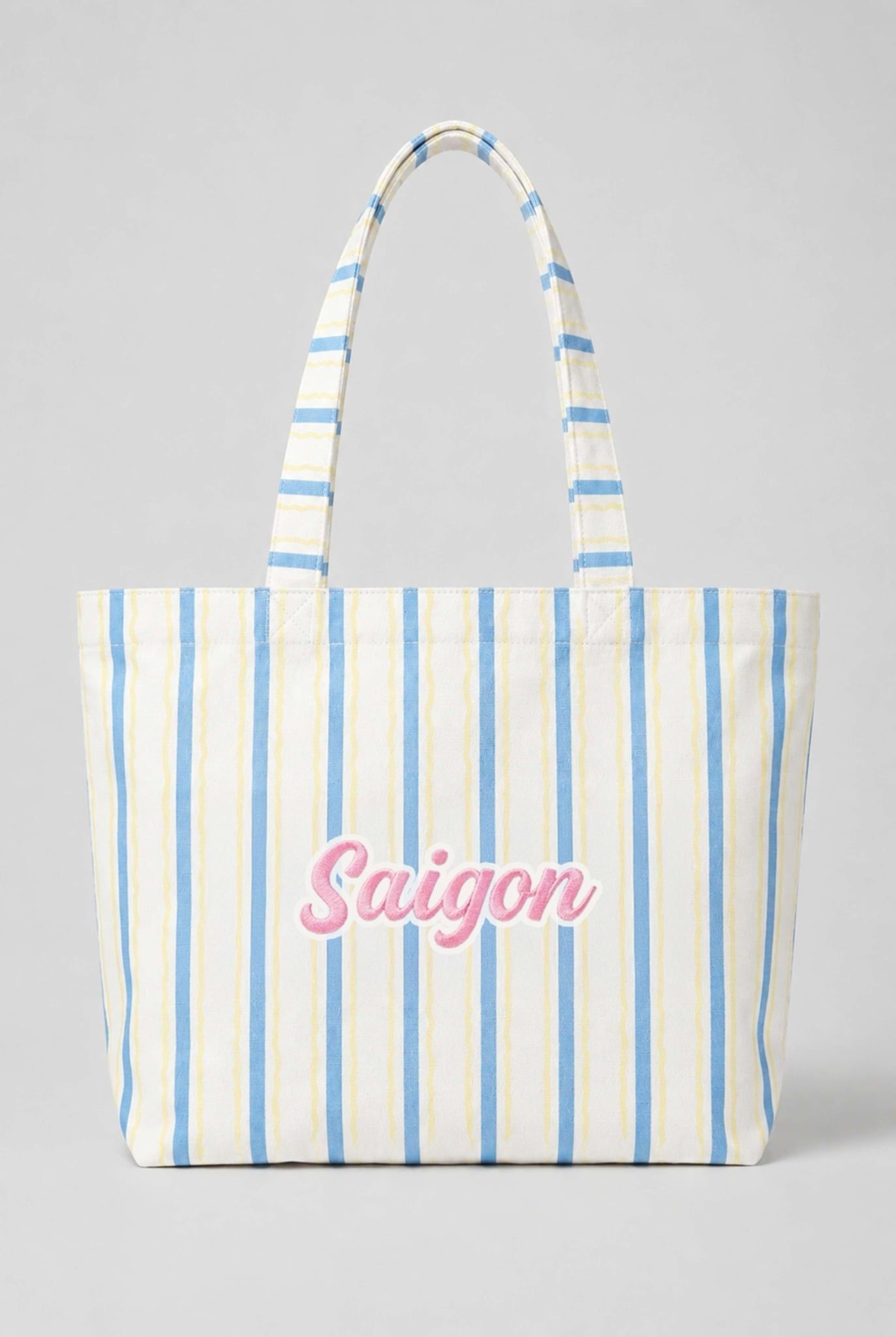 Túi tote du lịch Striped Tote Bag