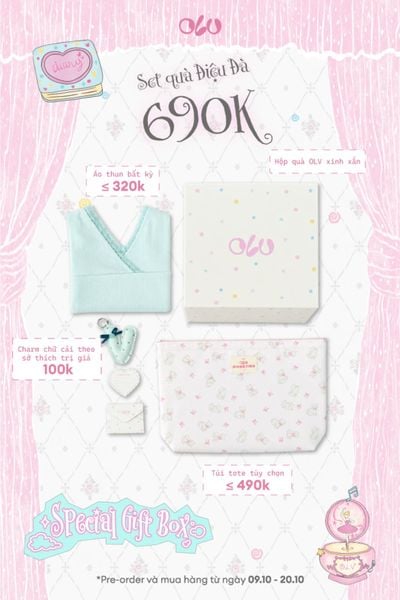  SPECIAL GIFT BOX 20.10 | SET QUÀ OLV ĐIỆU ĐÀ 690K 