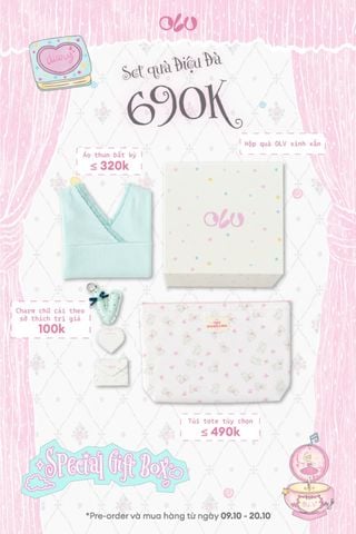 SPECIAL GIFT BOX 20.10 | SET QUÀ OLV ĐIỆU ĐÀ 690K