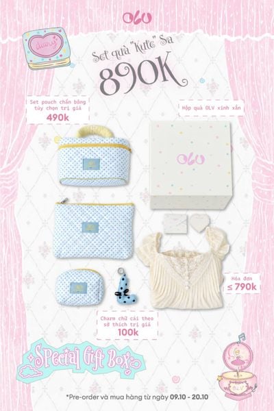  SPECIAL GIFT BOX 20.10 | SET QUÀ OLV KIÊU SA 890K 