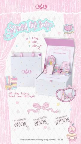 Hộp quà thiết kế OLV | Special Gift Box 20.10 (chưa bao gồm sản phẩm)