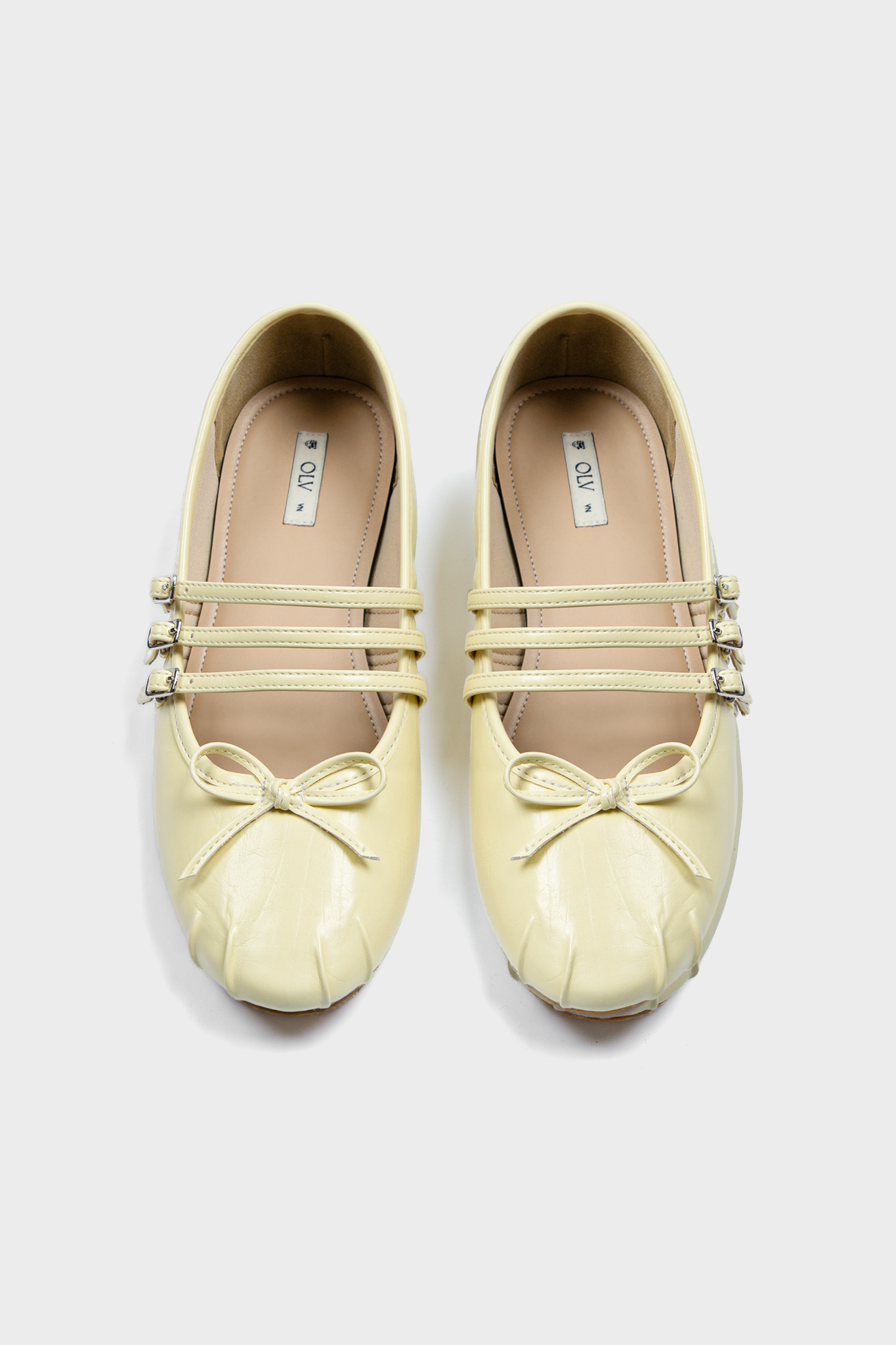 Cleide Ballet Flats in Yellow