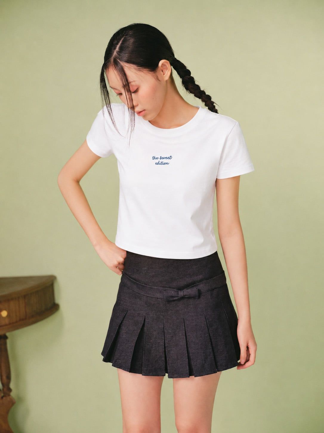 Áo thun babytee thêu chữ Sweet Edition nhiều màu