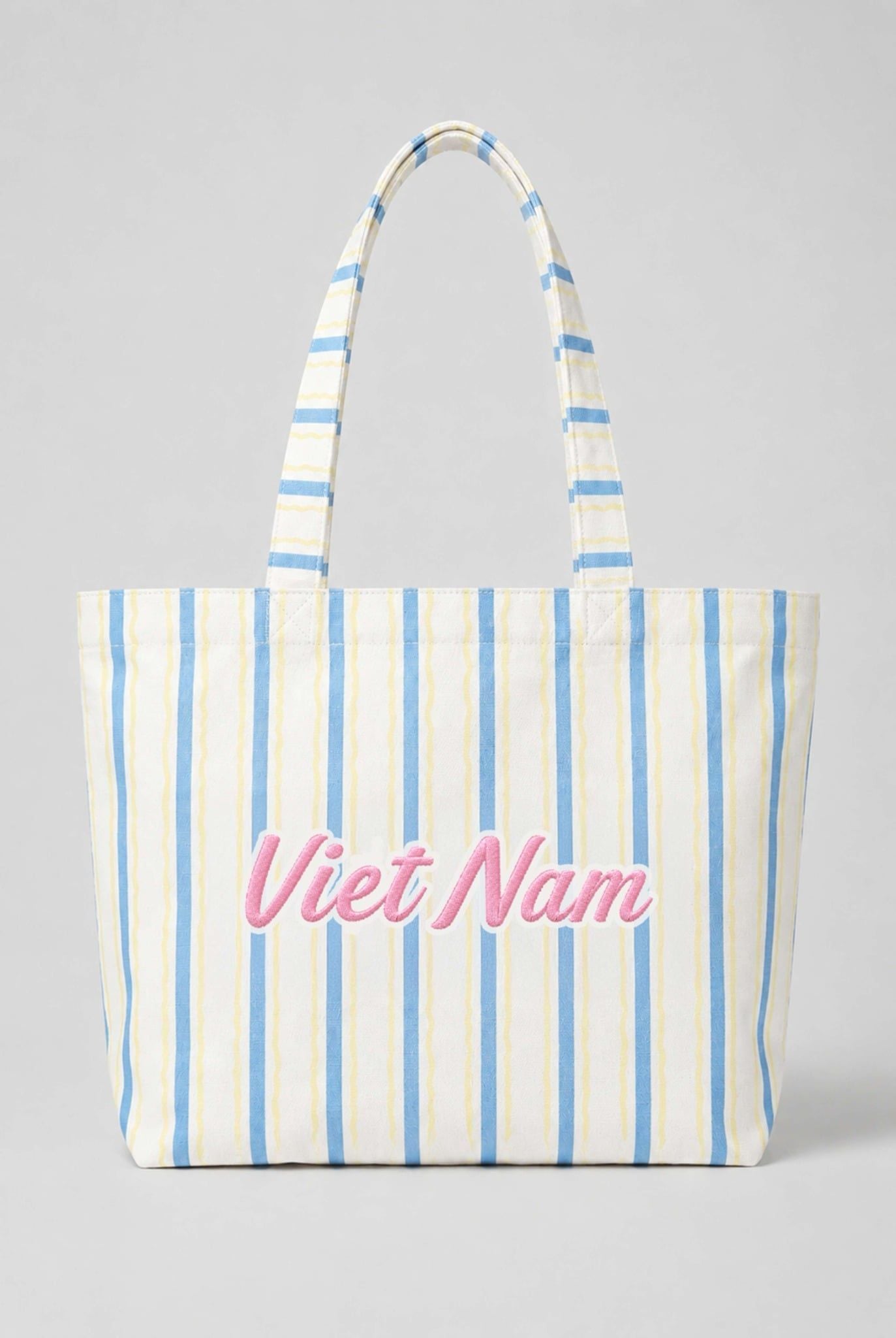 Túi tote du lịch Striped Tote Bag