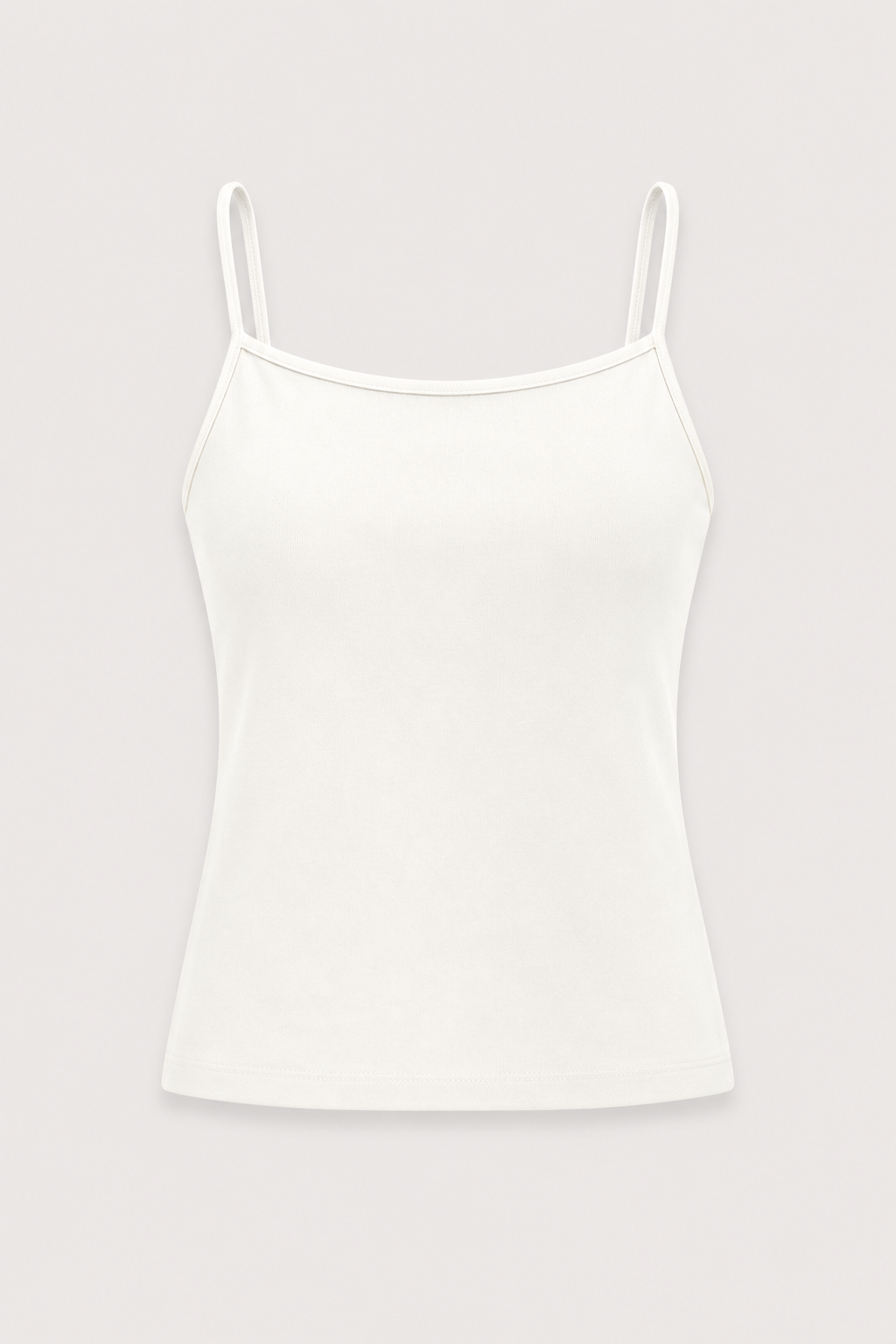 Áo hai dây trơn White Plain Cotton Cami Top