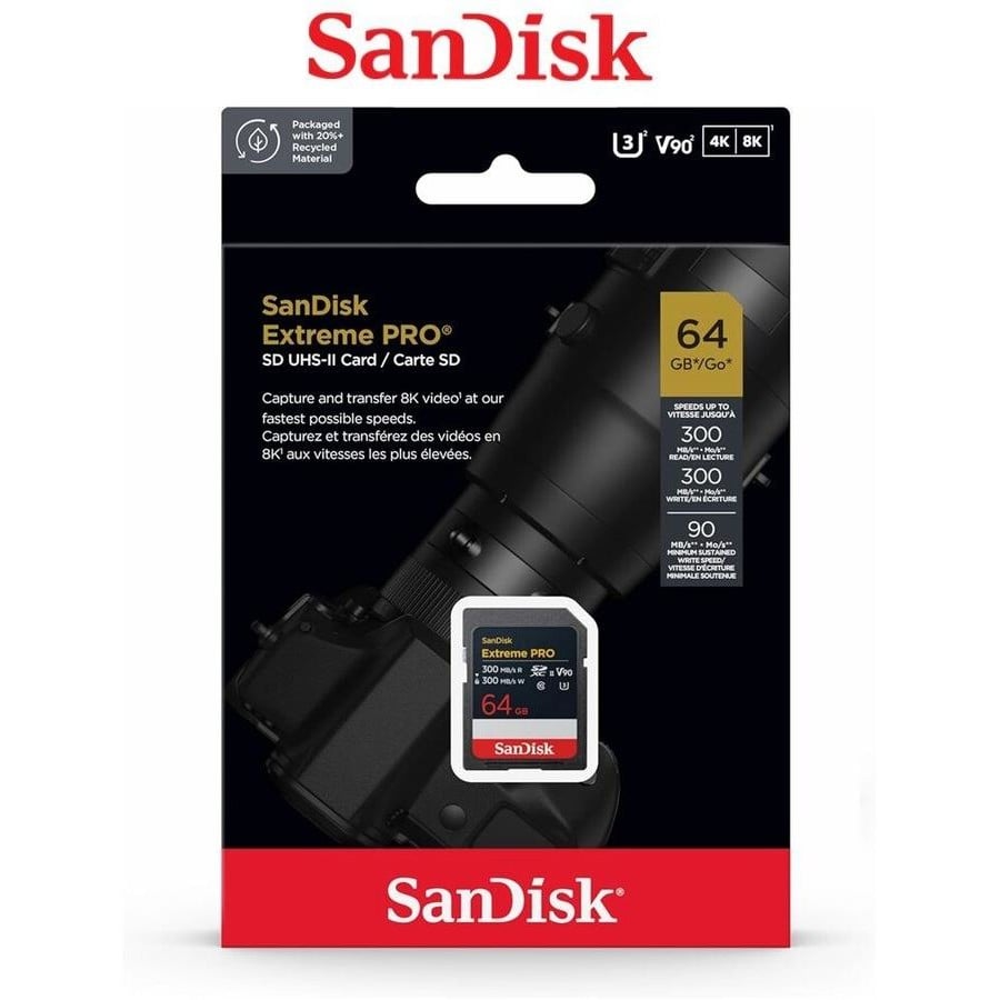 Sd Uhs Sandisk 64gb 300mb SD Card SanDisk Extreme PRO 64GB SDXC