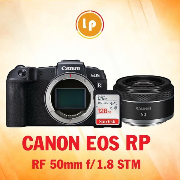 Máy ảnh Canon RP Len RF-S 50 F1.8 STM chính hãng (New)
