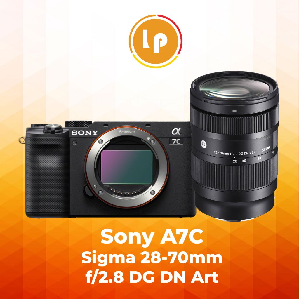Máy Ảnh Sony A7C (Black/Silver) + Lens FE 50mm f/1.8 Full- (Chính