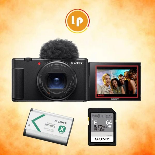 Máy ảnh Sony ZV1 II chính hãng (New) - Tặng pin BX1