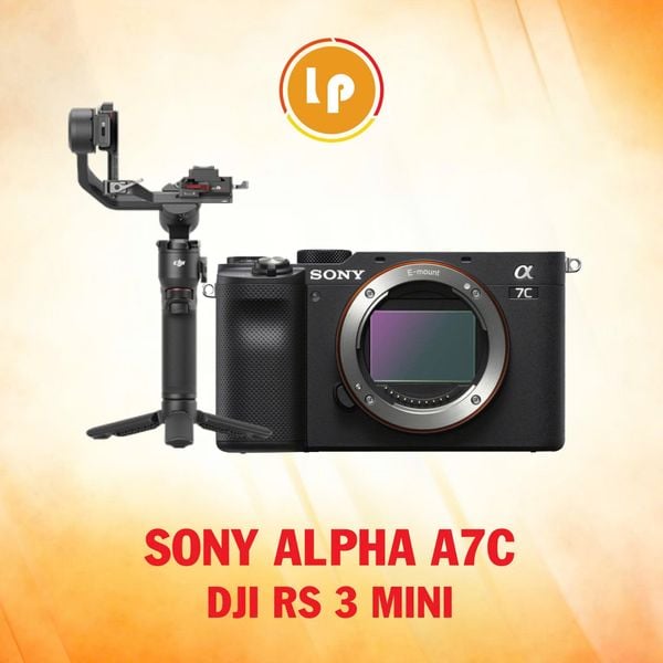 Máy ảnh Sony Alpha A7C DJI RS3 Mini chính hãng (New)