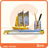 [BTQT05] Biểu Trưng Pha Lê Thuyền Buồm | Thuận Buồm Xuôi Gió