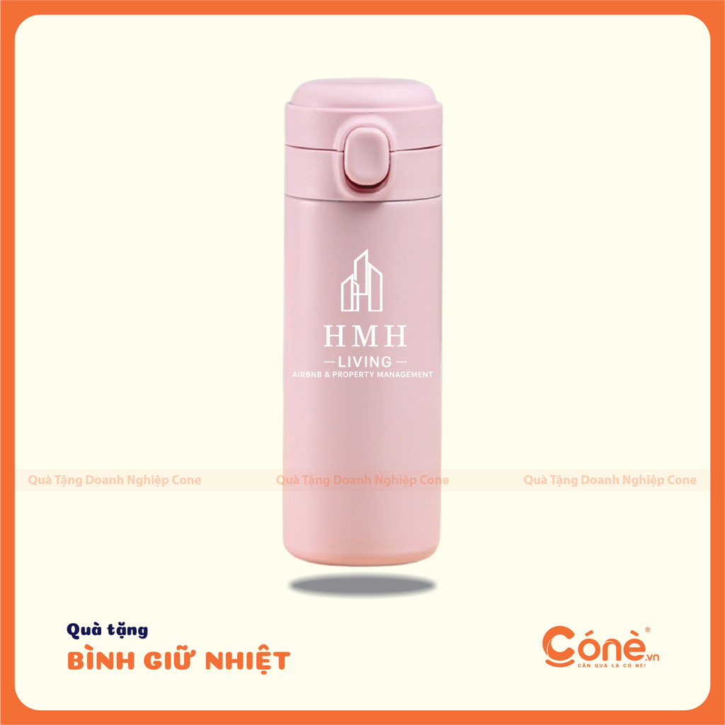 [BGN012] Bình Giữ Nhiệt Swift | Bình Giữ Nhiệt Nắp Bật In Logo