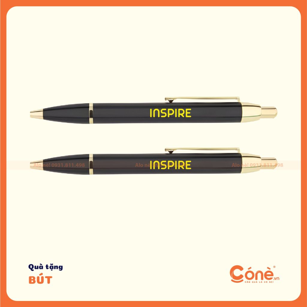 [BKL004] Bút bi kim loại in logo BKL004