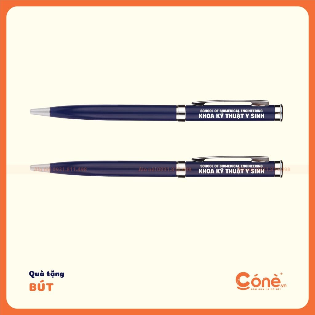 [BKL006] Bút bi kim loại in logo BKL006