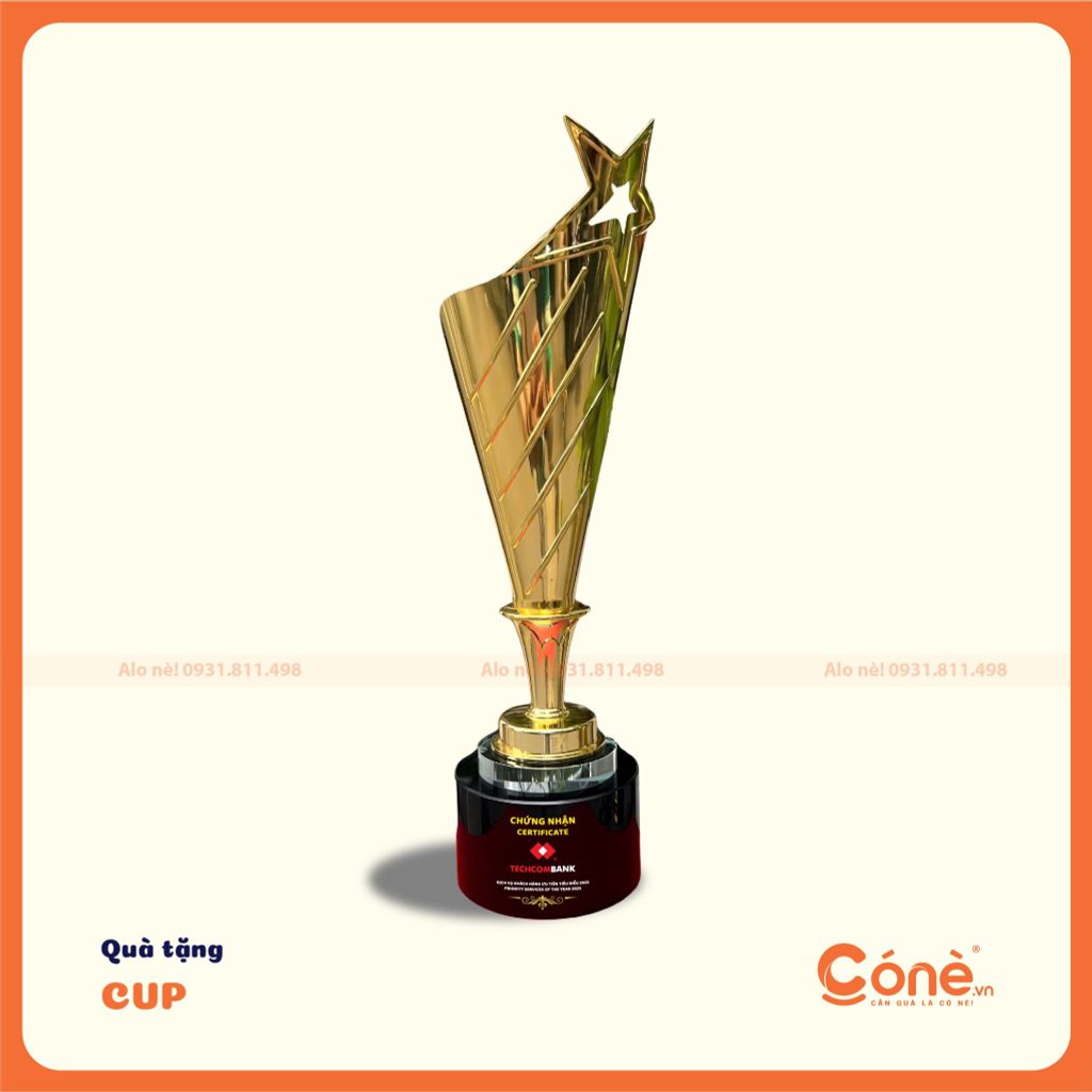 [CQT004] Cúp Sáng Tạo Cone