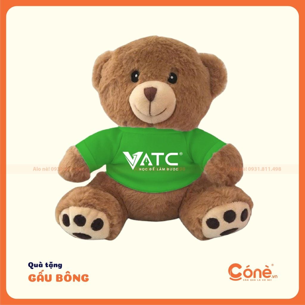 [GB003] Gấu Bông Signature - Gấu Bông Kangaroo In Logo