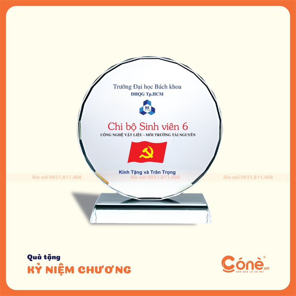 [KNC002] Kỷ Niệm Chương Tròn KNC002