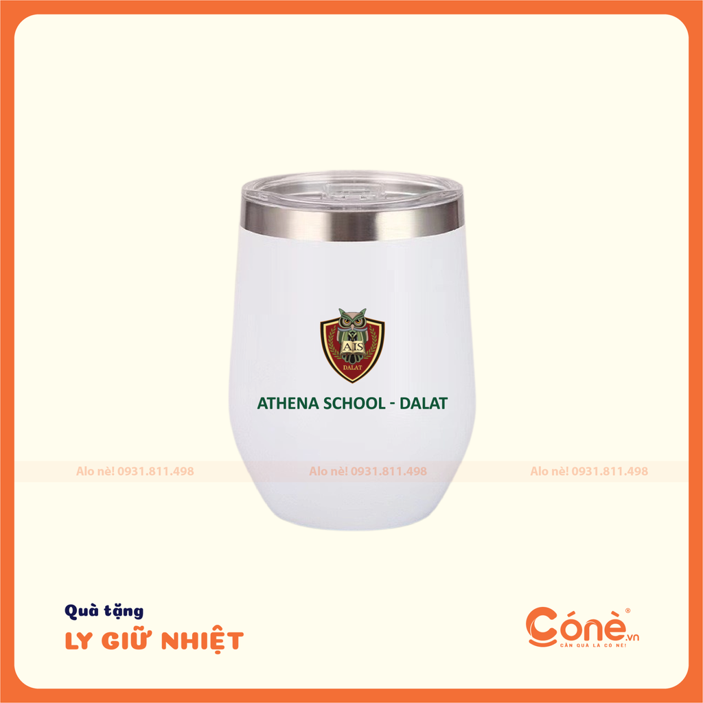 [LGN005] Ly giữ nhiệt 300ml Tiny Joy In Logo