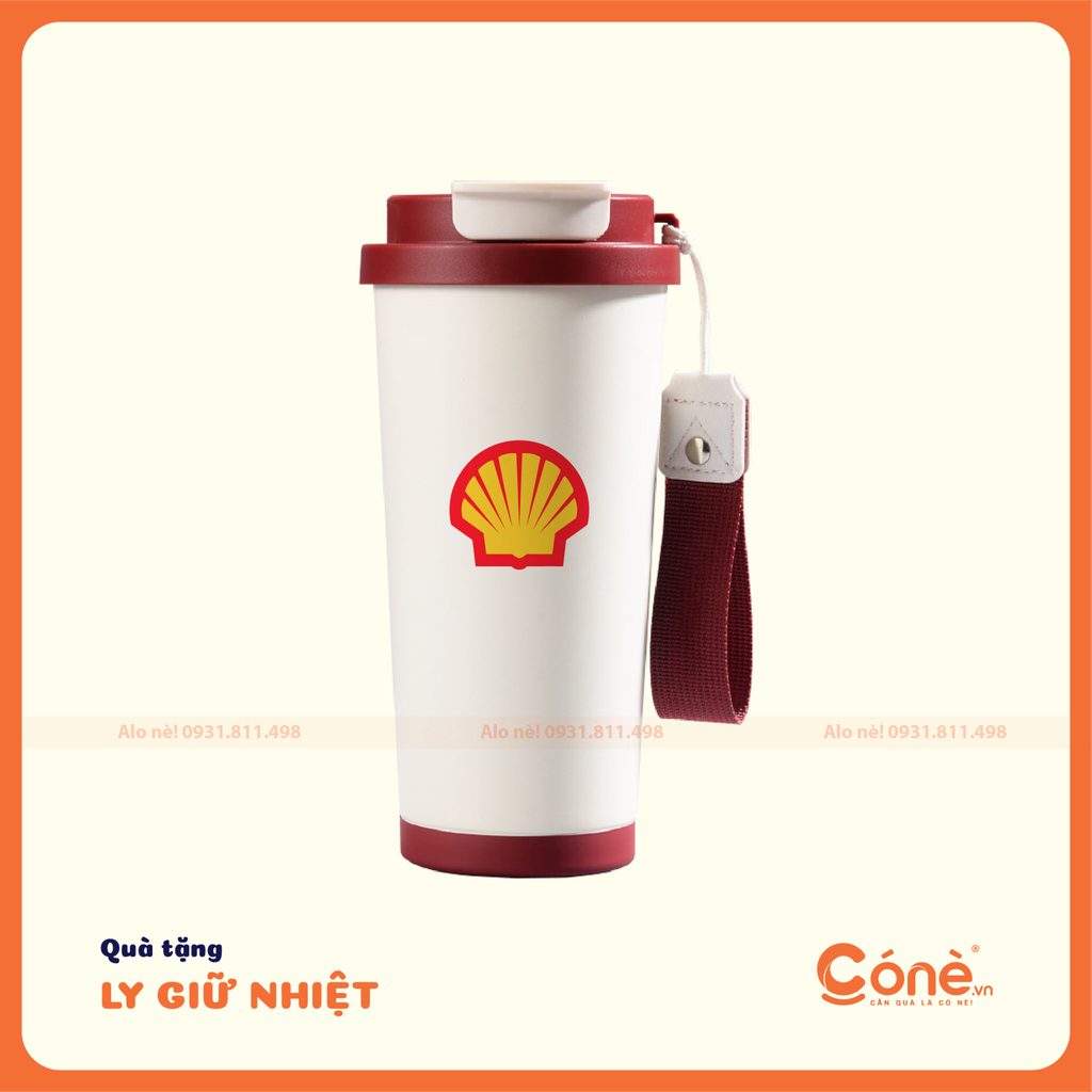 [LGN004] Ly giữ nhiệt 530ml có quai vải