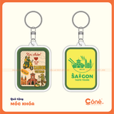 [MKQT01] Móc Khóa Nhựa Dẻo In Logo