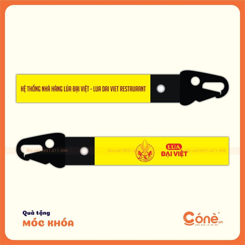 Móc khóa dây vải