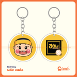 [MKQT02] Móc Khoá Mica In Logo