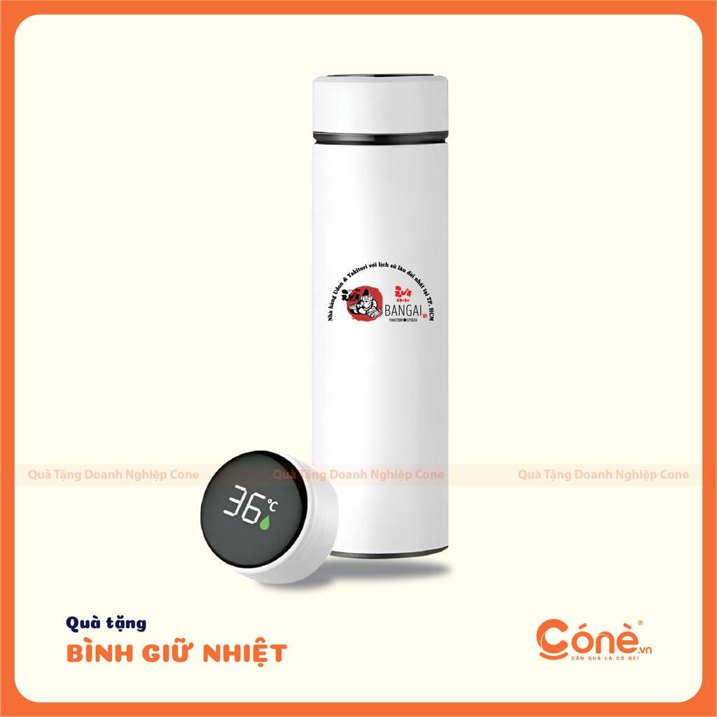 [BGN009] Bình Giữ Nhiệt Vững Bước | Bình Giữ Nhiệt Hiển Thị Nhiệt Độ