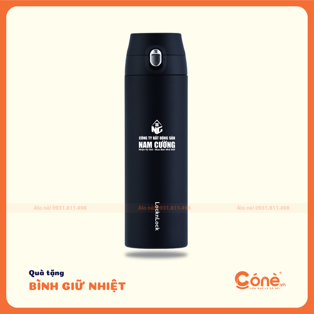 [BGN003] Bình Giữ Nhiệt Cất Cánh | Bình Giữ Nhiệt Nắp Bật Hiện Đại