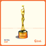 [CQT001] Cúp Vinh Danh Cone