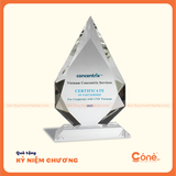 [KNC003] Kỷ Niệm Chương Đồng Hành  | Kỷ Niệm Chương Hình Lục Giác In Logo Doanh Nghiệp