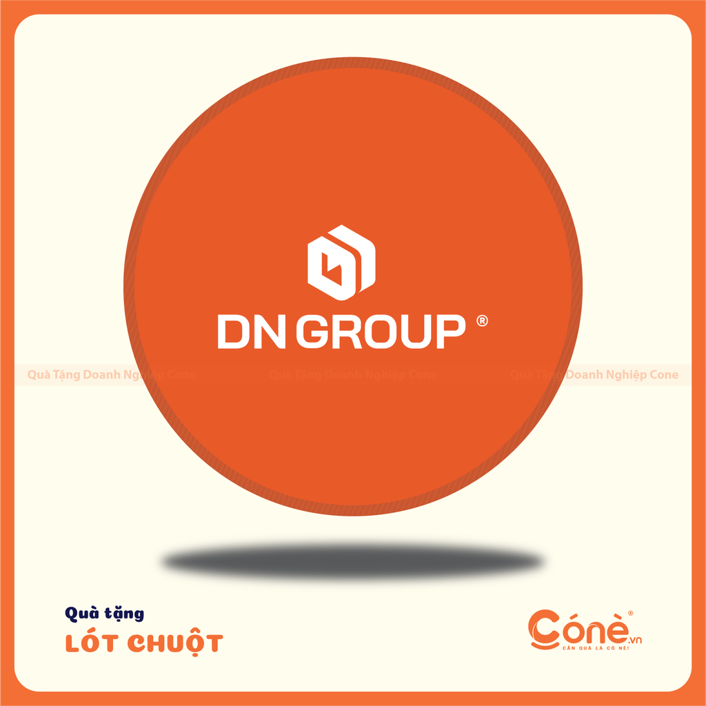 [LC002] Lót Chuột Kết Nối | Miếng Kê Chuột In Logo Doanh Nghiệp Hình Tròn