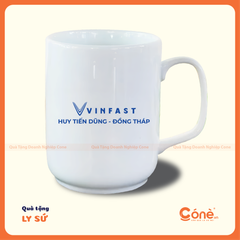 [LS003] Ly Sứ Signature | Ly Sứ Trụ Có Chân Đế & Quai Cách Điệu