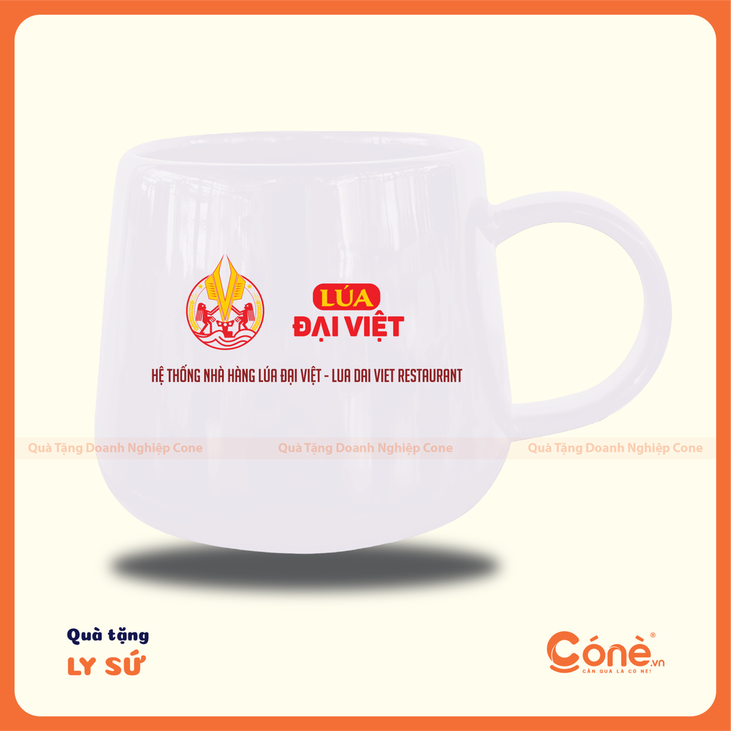 [LS004] Ly Sứ Creative Break | Ly Sứ Bầu Quai Tròn