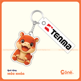 [MKQT04] Móc Khóa Dây Cao Su In Logo