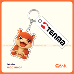 [MKQT04] Móc Khóa Dây Cao Su In Logo